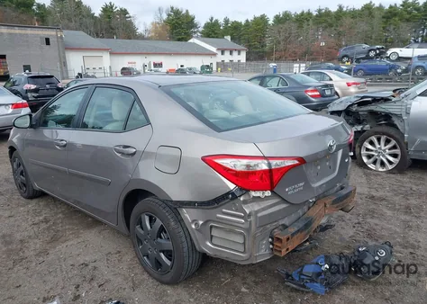 2014 Toyota Corolla Le from USA, damaged, VIN 5YFBURHE1EP119707